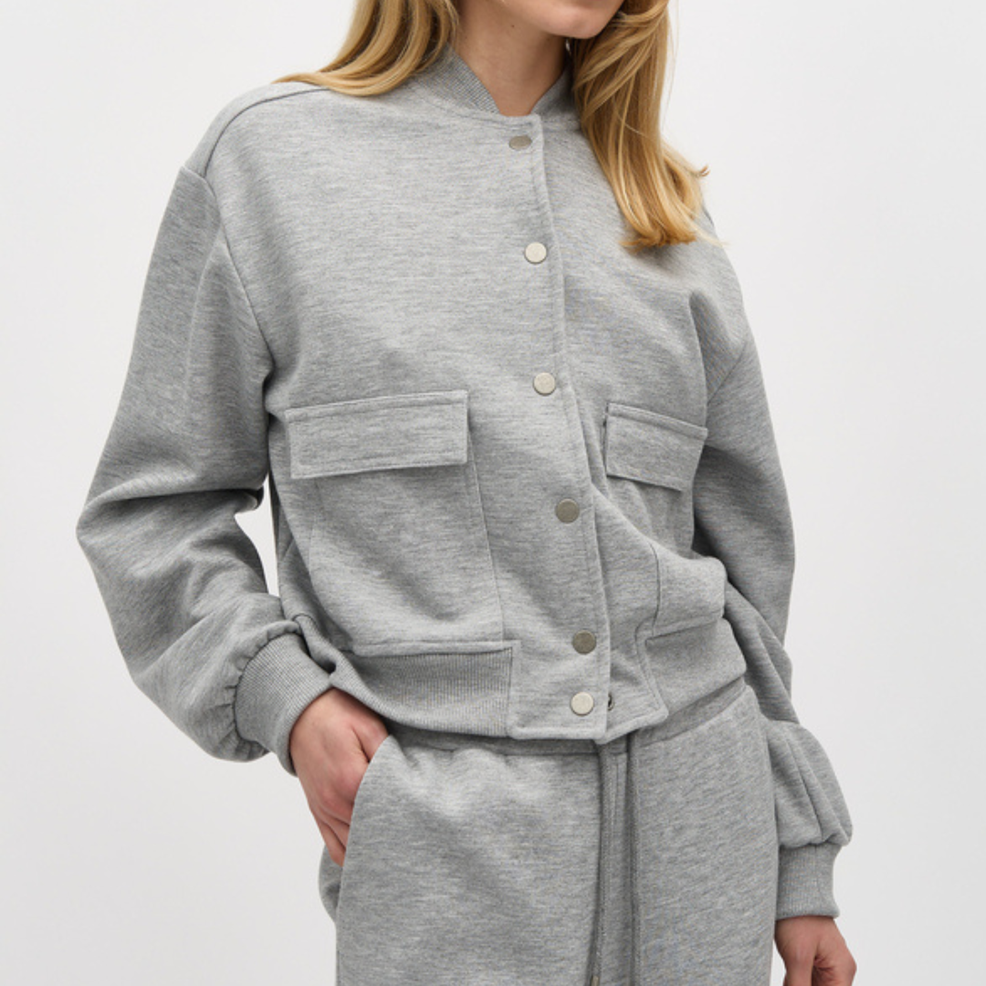 MBYM - SWEAT JAKKE - DANNAS KAI 57969953 - MEDIUM MELANGE