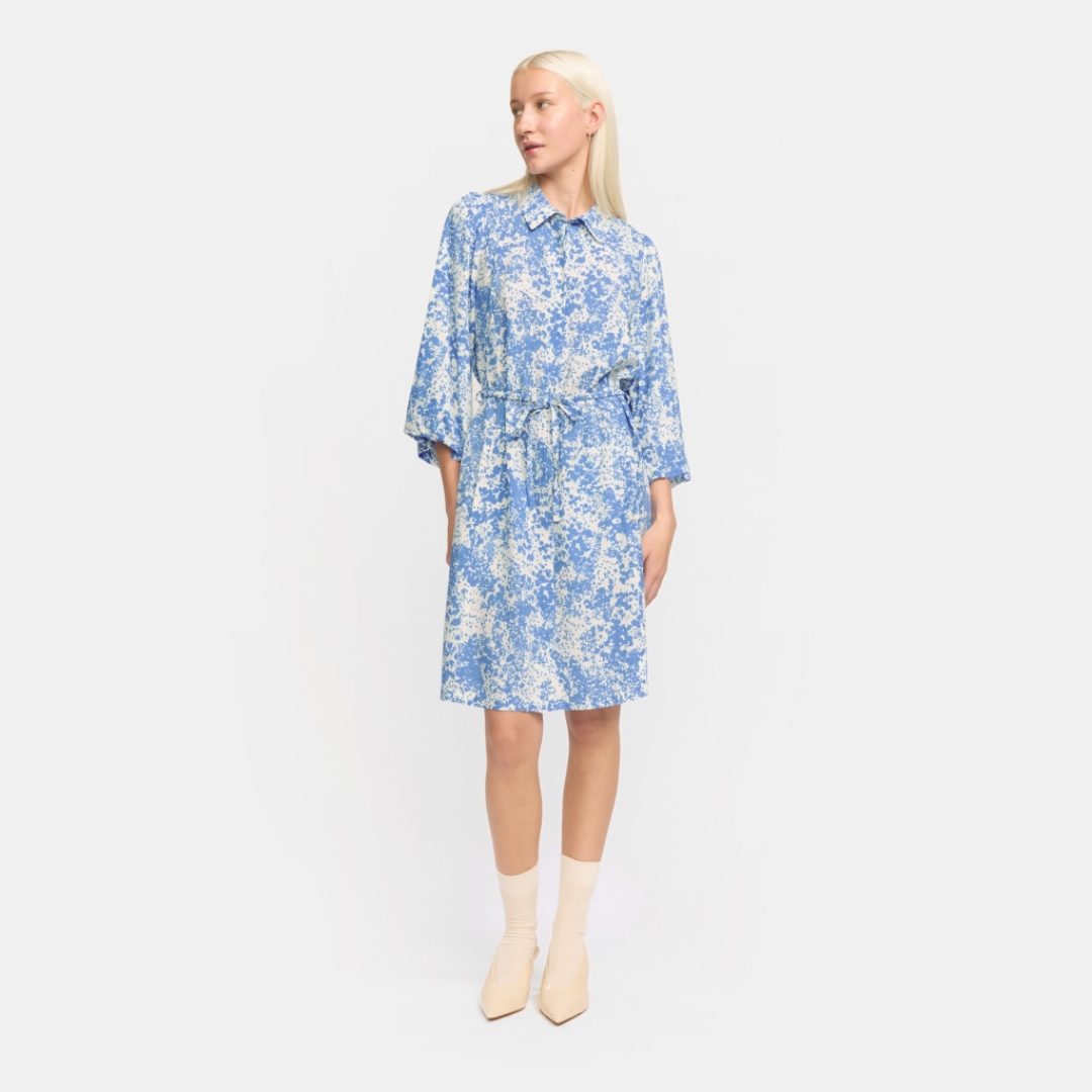 SOFT REBELS - KJOLE - ELEANOR SR125-703 - MICROSCOPE PRINT ULTRAMARINE