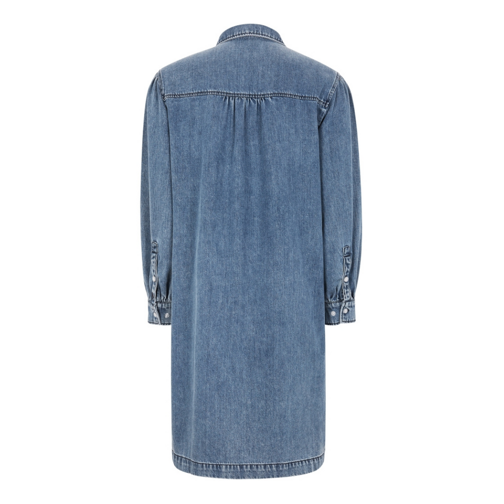 SOFT REBELS - DENIMKJOLE - KEIRA SR125-803 - DARK BLUE DENIM