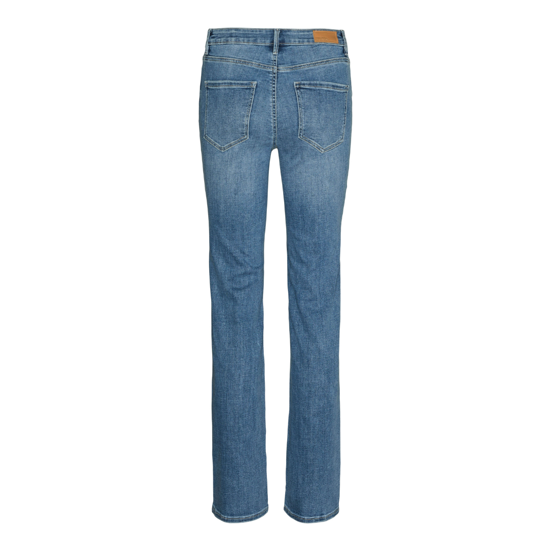 VERO MODA - JEANS - FLASH STRAIGHT 10306823 - MEDIUM BLUE DENIM