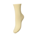 PIECES - STRØMPE - SEBBY 17078534 - PALE BANANA TONED LUREX