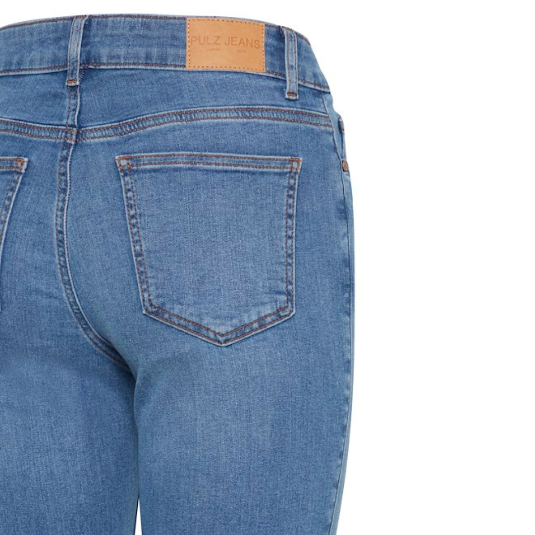 PULZ - JEANS - EMMA HW 50206336 - MEDIUM BLUE DENIM