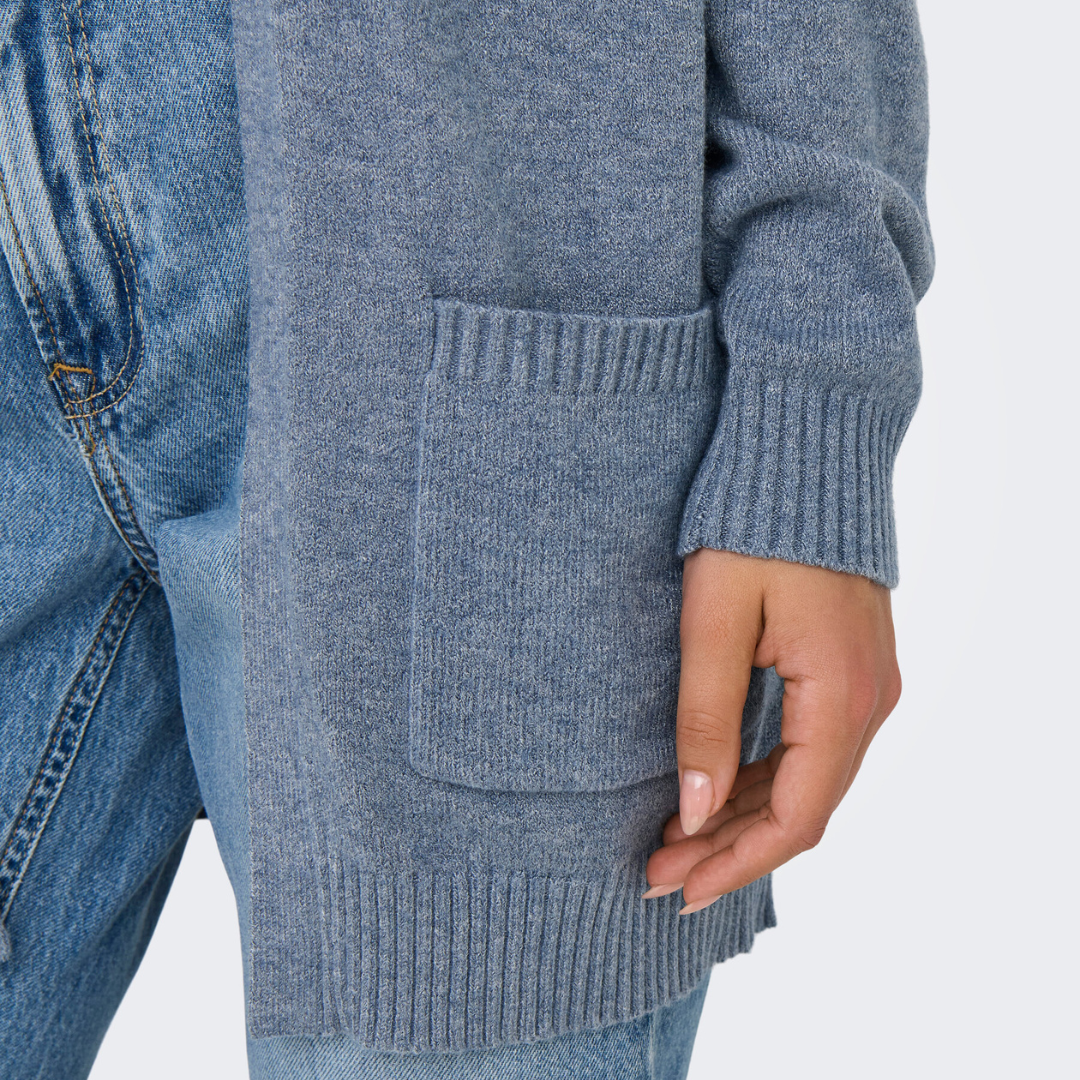 ONLY - CARDIGAN - LESLY 15174274 - VINTAGE INDIGO MELANGE
