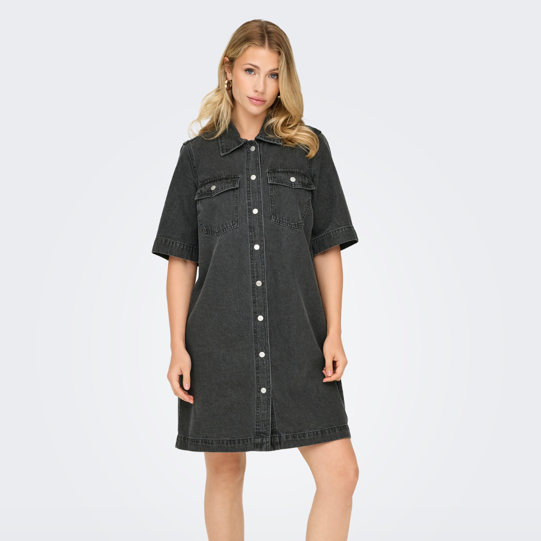 ONLY - DENIMKJOLE - BELLE 15324384 - WASHED BLACK