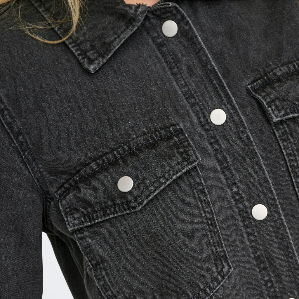 ONLY - DENIMKJOLE - BELLE 15324384 - WASHED BLACK