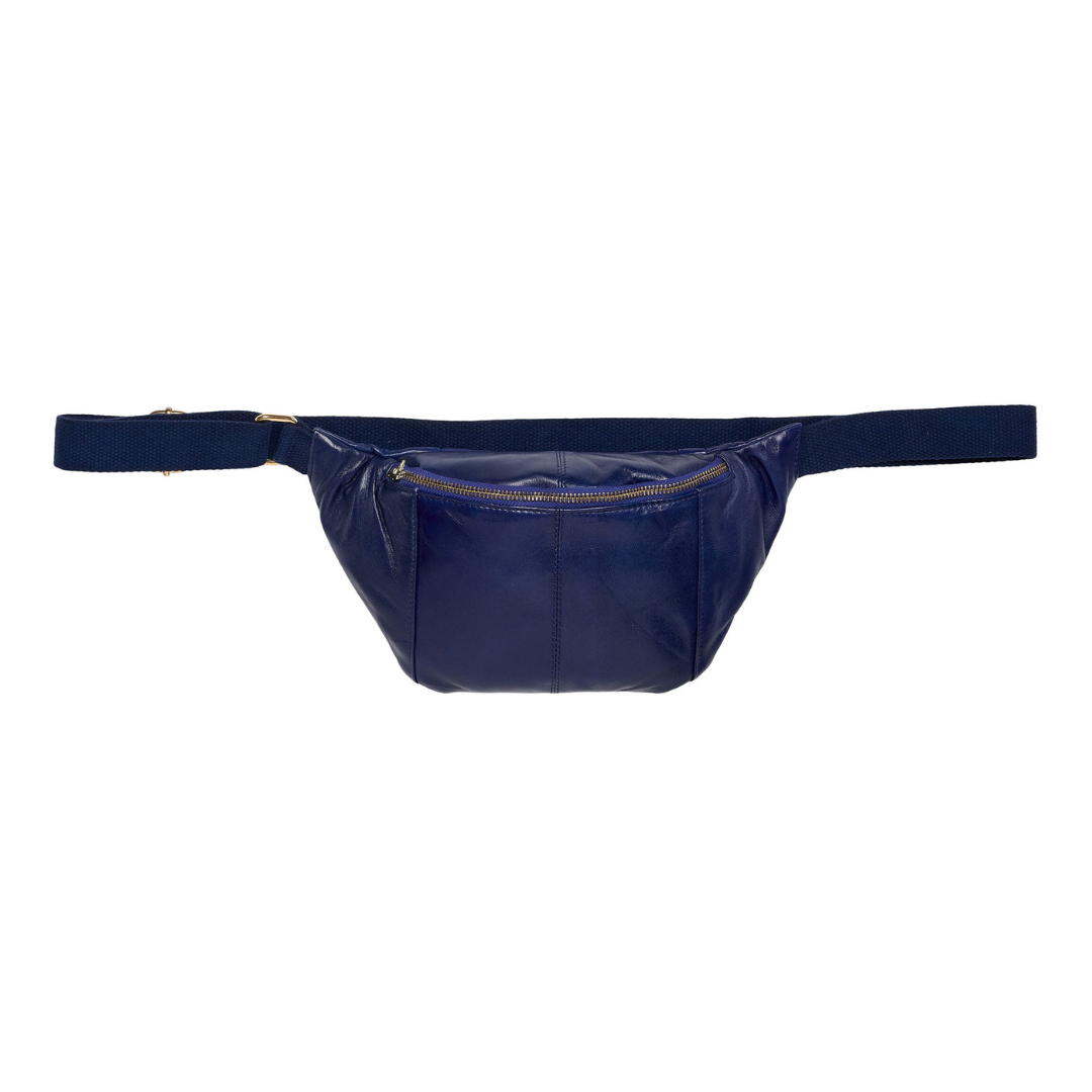 BTFCPH - BUMBAG - 100093 - DEEP BLUE/LIGHT GOLD ACC.