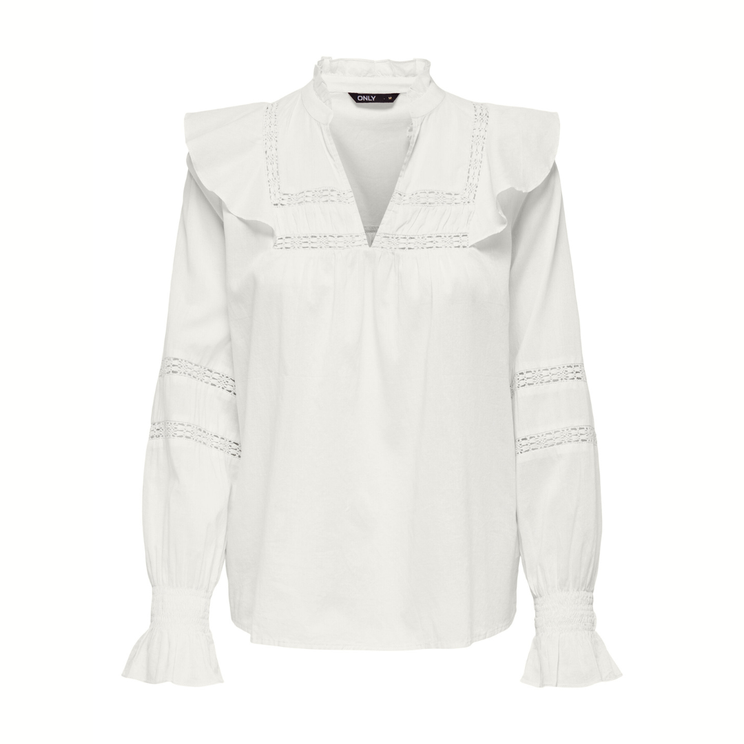 ONLY - BLUSE - JULIA 15342815 - CLOUD DANCER