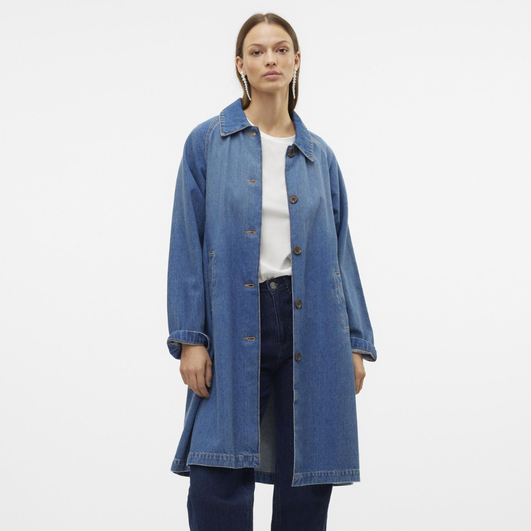 VERO MODA - DENIMJAKKE - SOPHIE 10323498 - MEDIUM BLUE DENIM