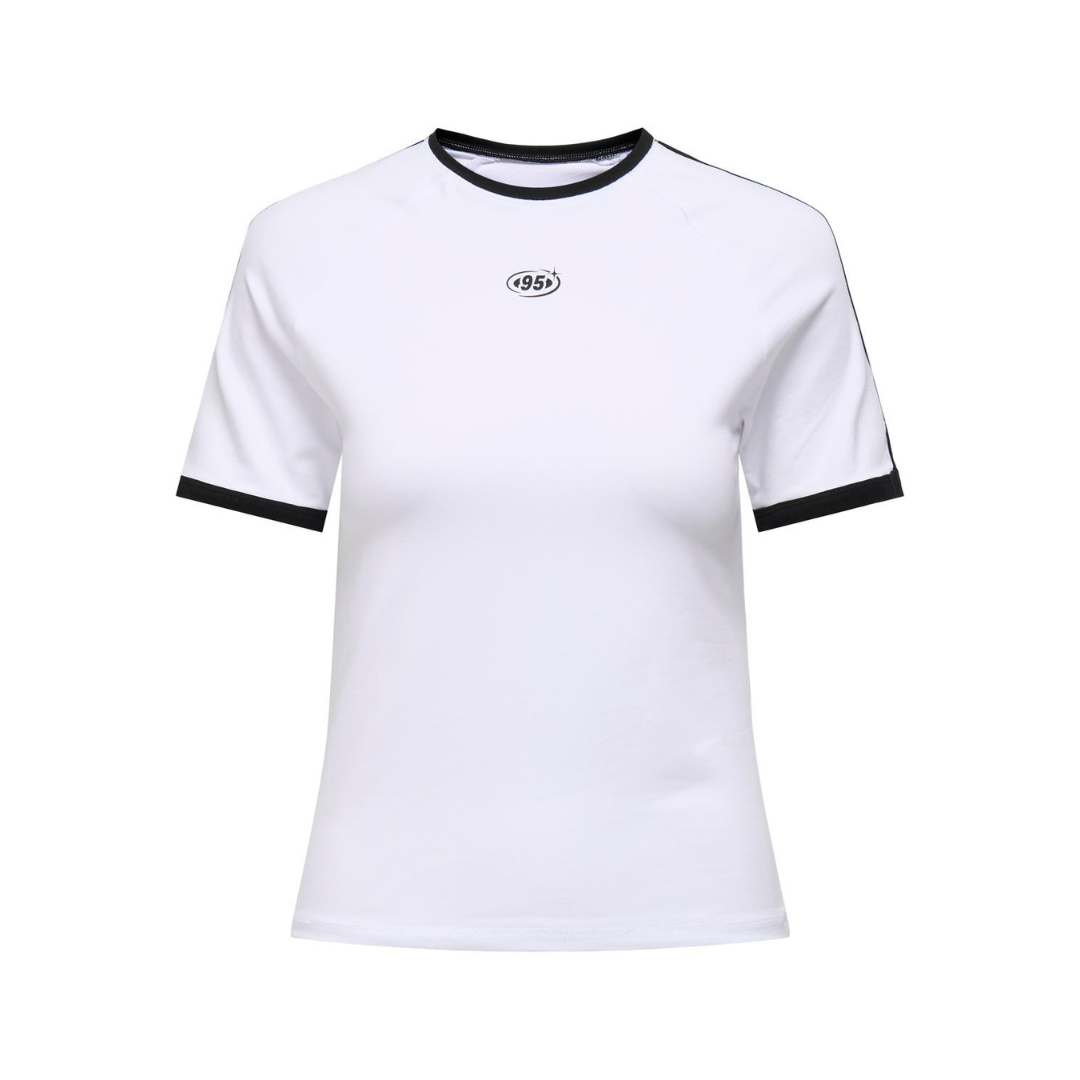 ONLY - T-SHIRT - CHOICE 15343575 - BRIGHT WHITE 95 LOGO