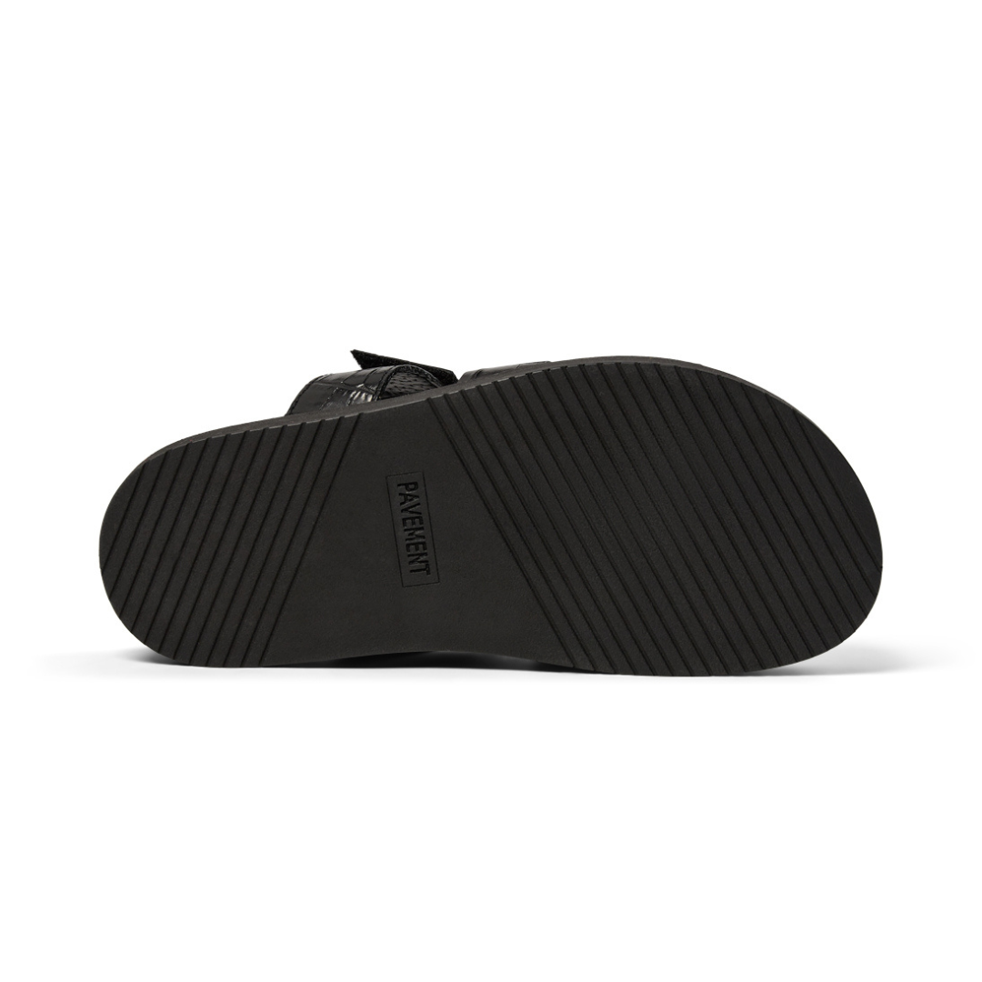 PAVEMENT - SANDAL - MARU 22248-1 - BLACK CROCO