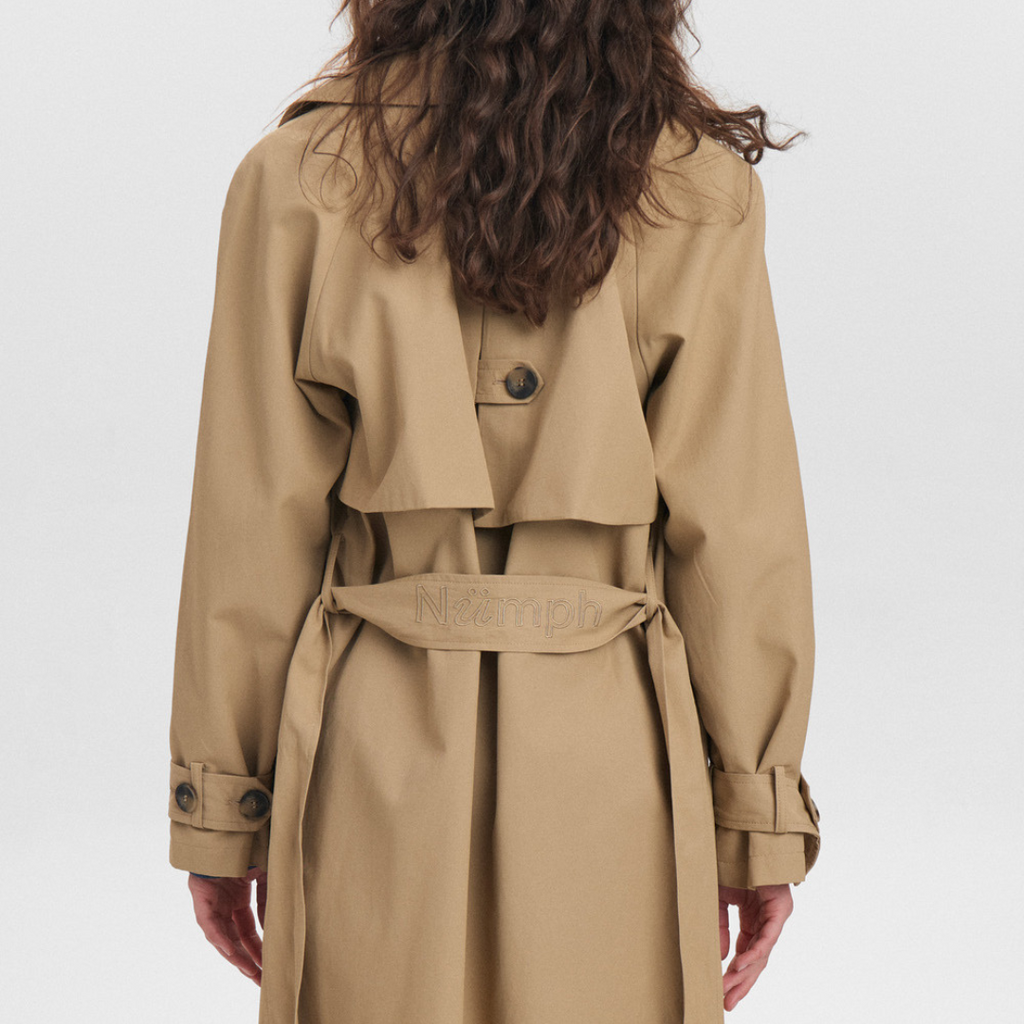 NÜMPH - TRENCHCOAT - EMMAS 705010 - TIGERS EYE