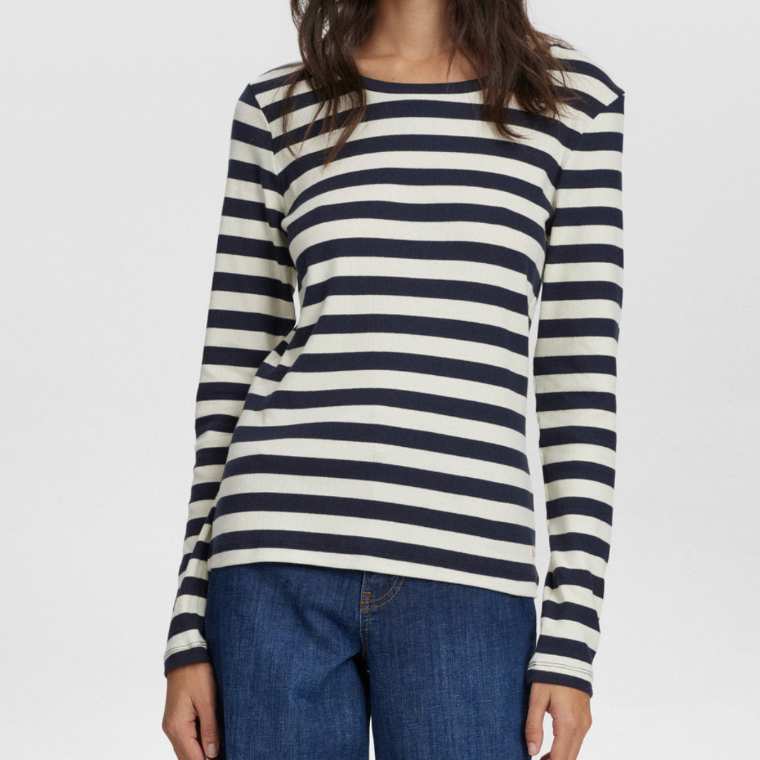 NÜMPH - BLUSE - MIXIE 703933 - DARK SAPPHIRE