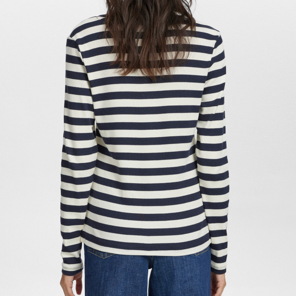 NÜMPH - BLUSE - MIXIE 703933 - DARK SAPPHIRE