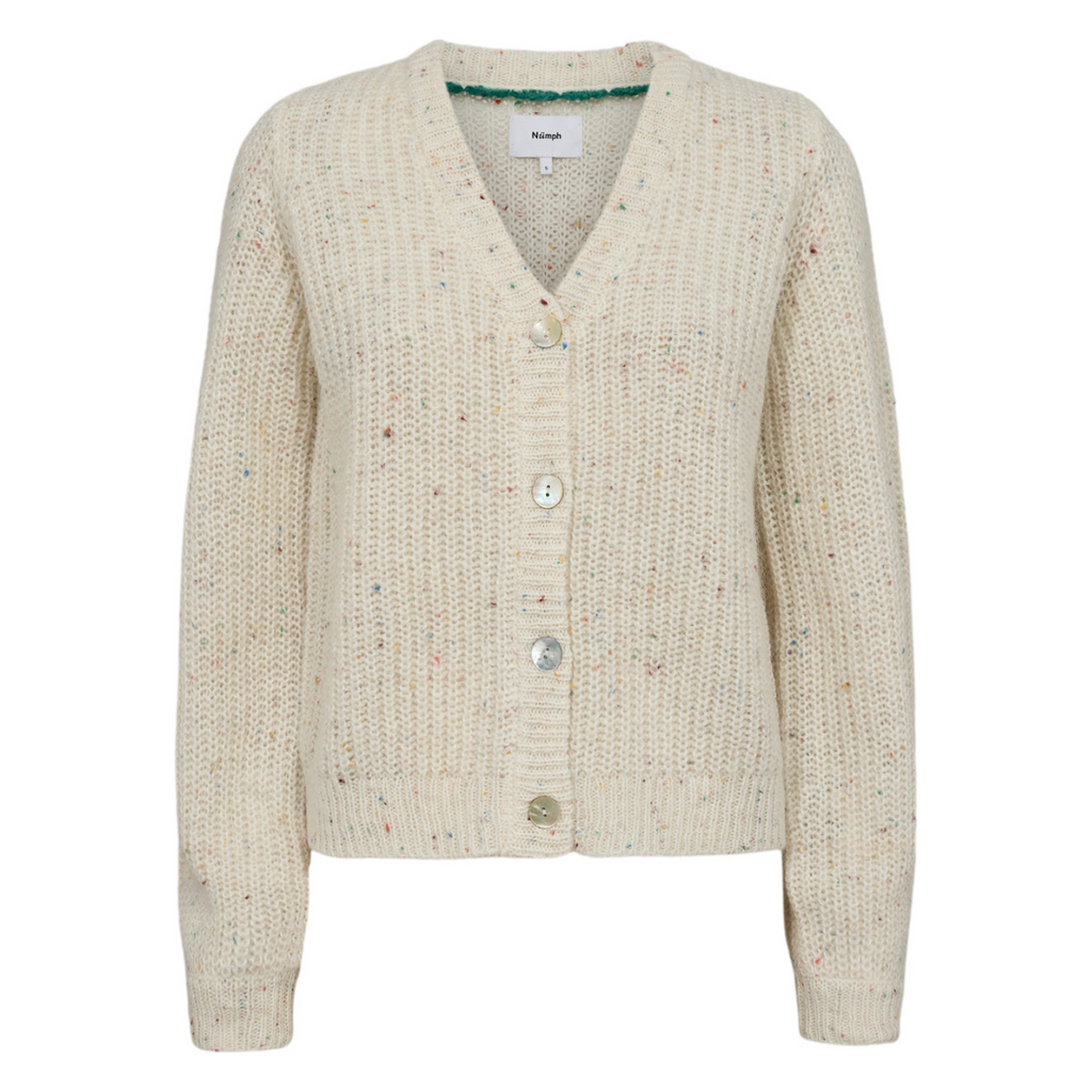 NÜMPH - CARDIGAN - MILANI 705094 - CLOUD DANCER