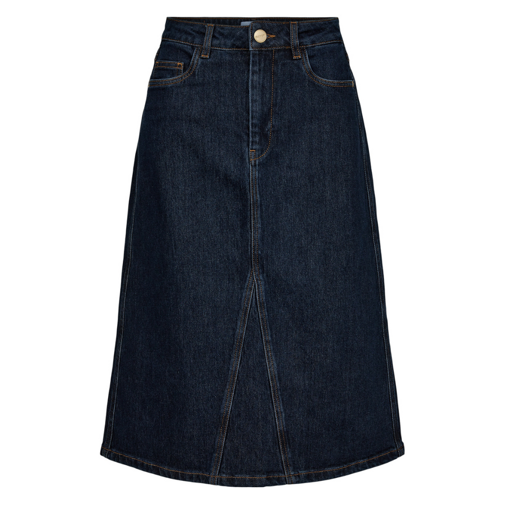 NÜMPH - NEDERDEL - LONDON 705189 - DARK BLUE DENIM