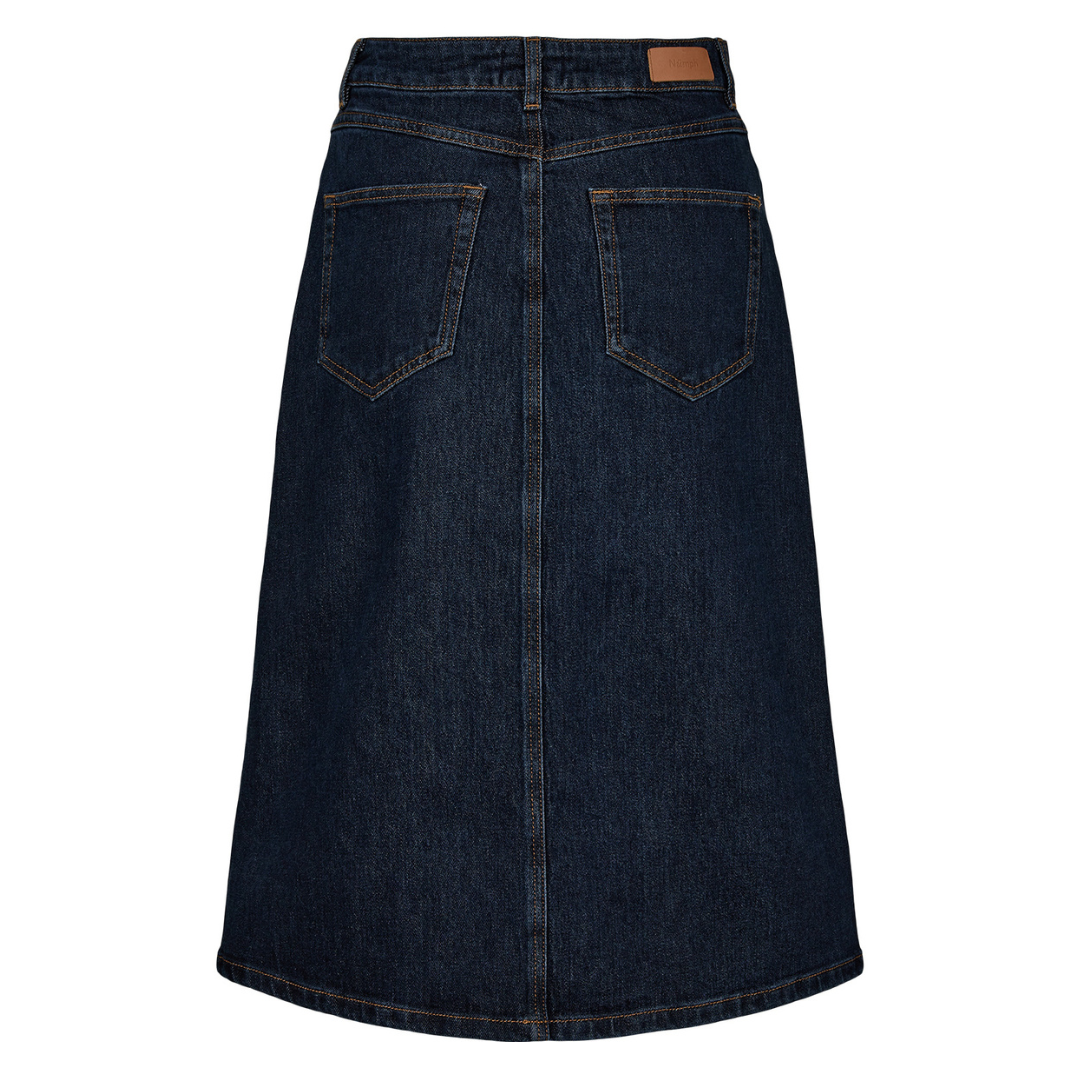 NÜMPH - NEDERDEL - LONDON 705189 - DARK BLUE DENIM