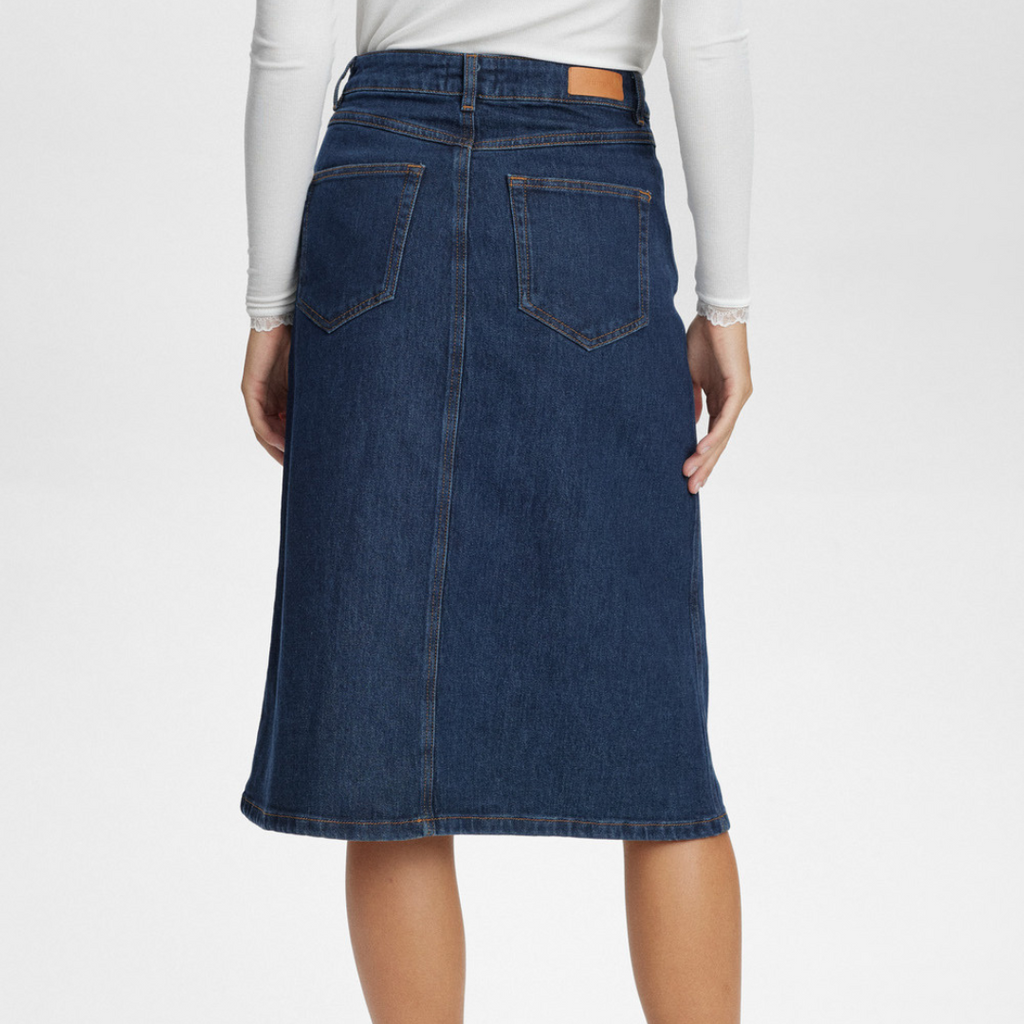 NÜMPH - NEDERDEL - LONDON 705189 - DARK BLUE DENIM