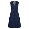 NÜMPH - DENIMKJOLE - AMBER 705206 - DARK BLUE DENIM