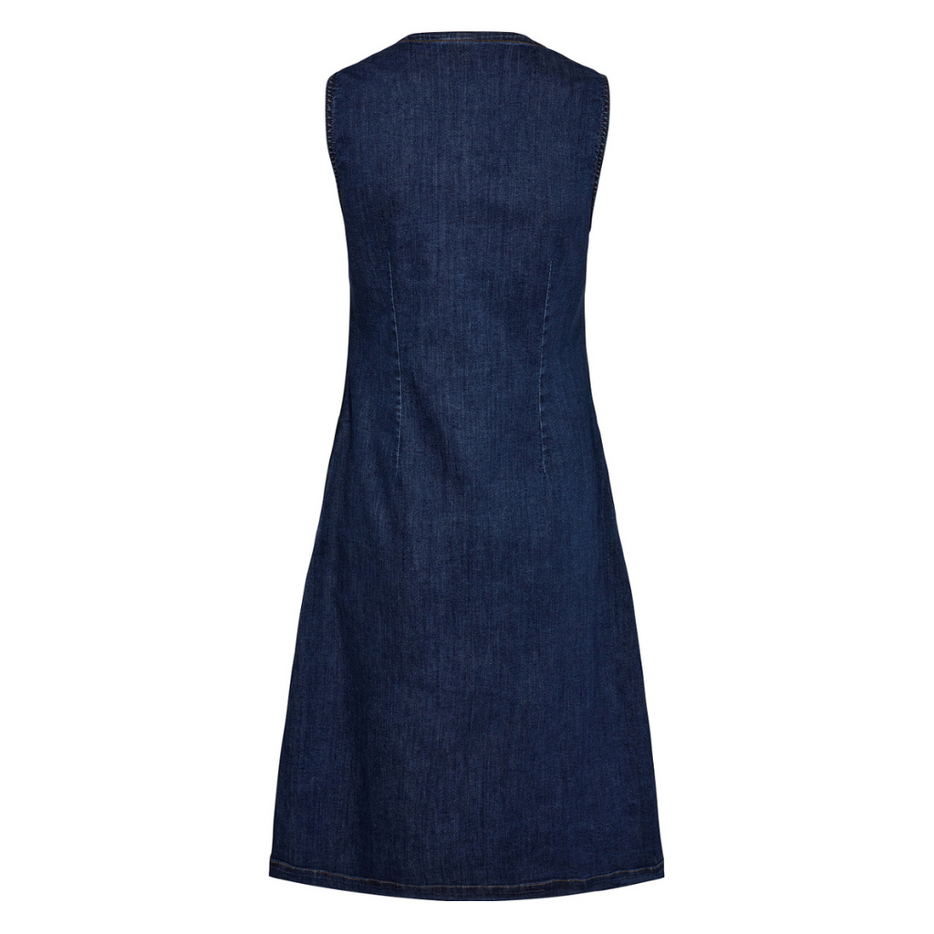 NÜMPH - DENIMKJOLE - AMBER 705206 - DARK BLUE DENIM