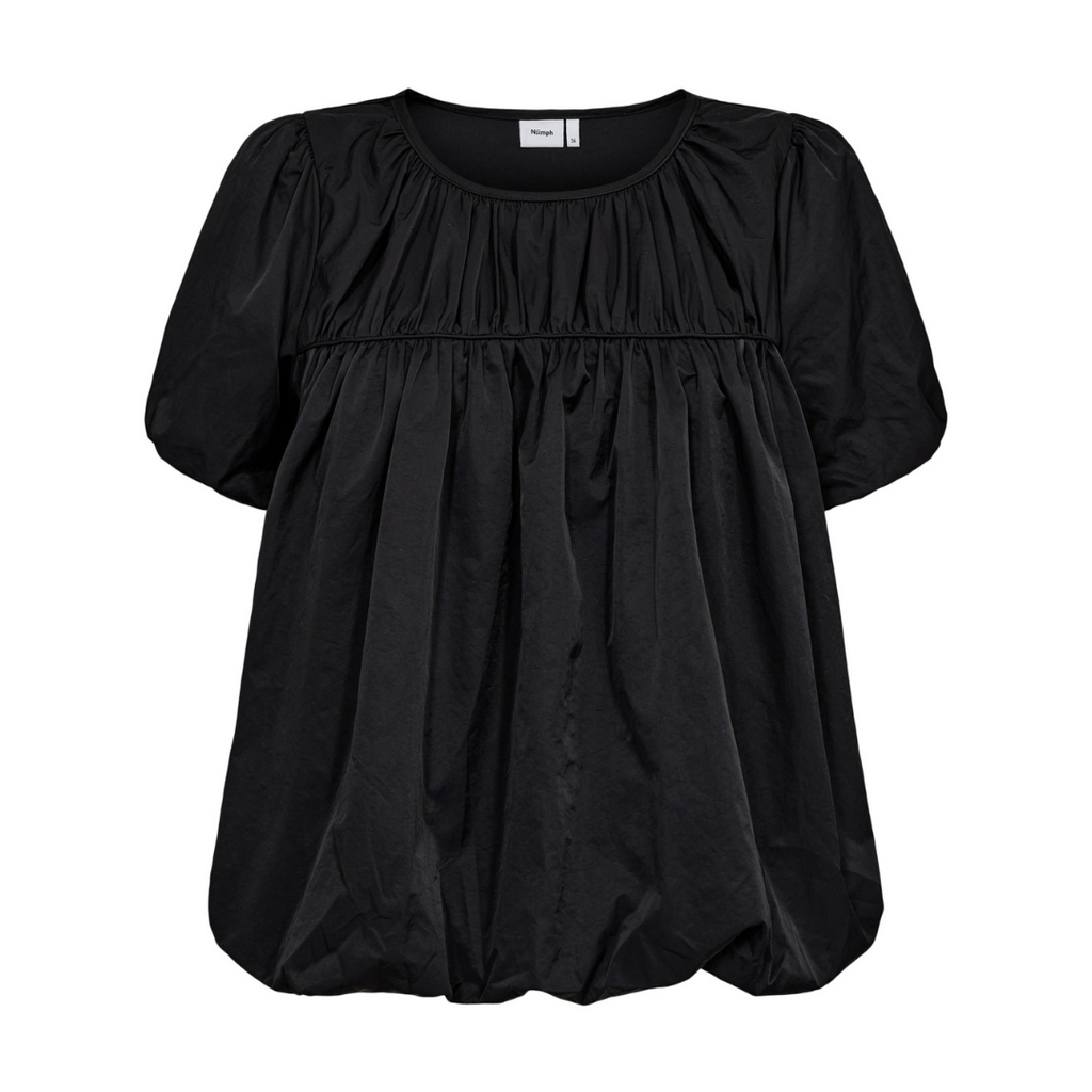 NÜMPH - BLUSE - FRANKIE 705396 - CAVIAR