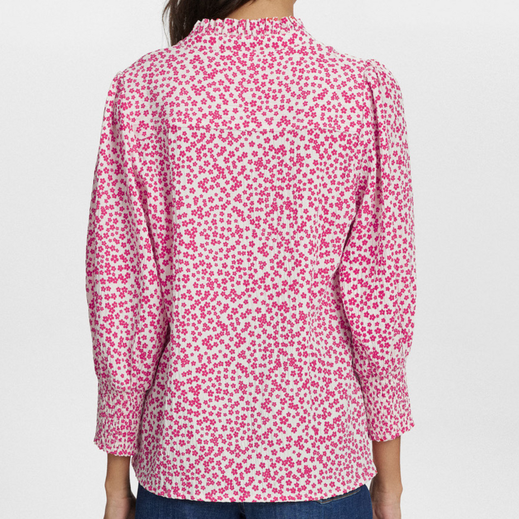 NÜMPH - SKJORTE - IVA 705374 - PINK COSMOS