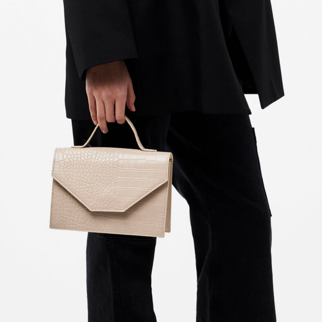 PIECES - TASKE - SAHARA 17146529 - WHITE PEPPER