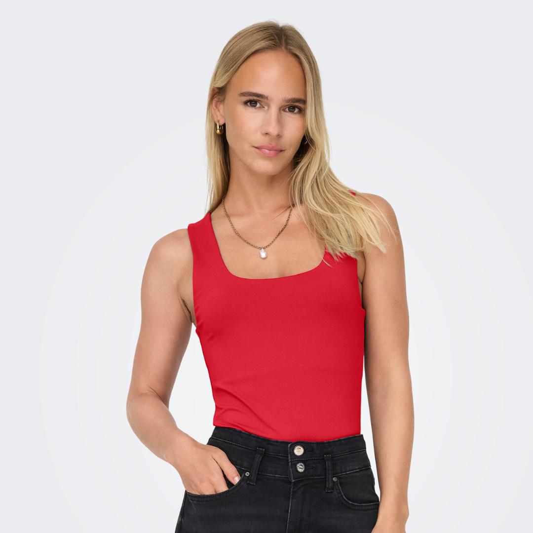 ONLY - TOP - EA 15278090 - RACING RED