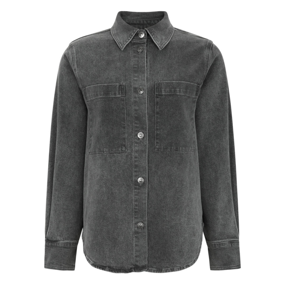 SOFT REBELS - SKJORTE - WILLA SR225-803 - LIGHT GRAY