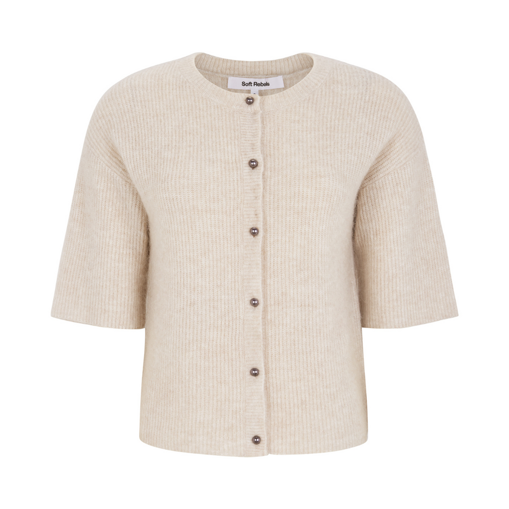 SOFT REBELS - CARDIGAN - HEMA SR225-206 - HUSHED VIOLET MELANGE