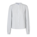 MBYM - SKJORTE - MATHILY 58619465 - LIGHT SUGAR BLUE STRIPE