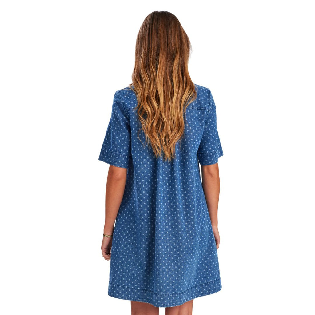 NÜMPH - DENIM KJOLE - HADDIE 705276 - MEDIUM BLUE DENIM