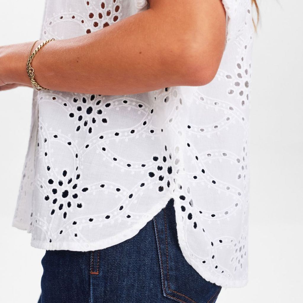 NÜMPH - SKJORTE - KARISSA 705410 - BRIGHT WHITE