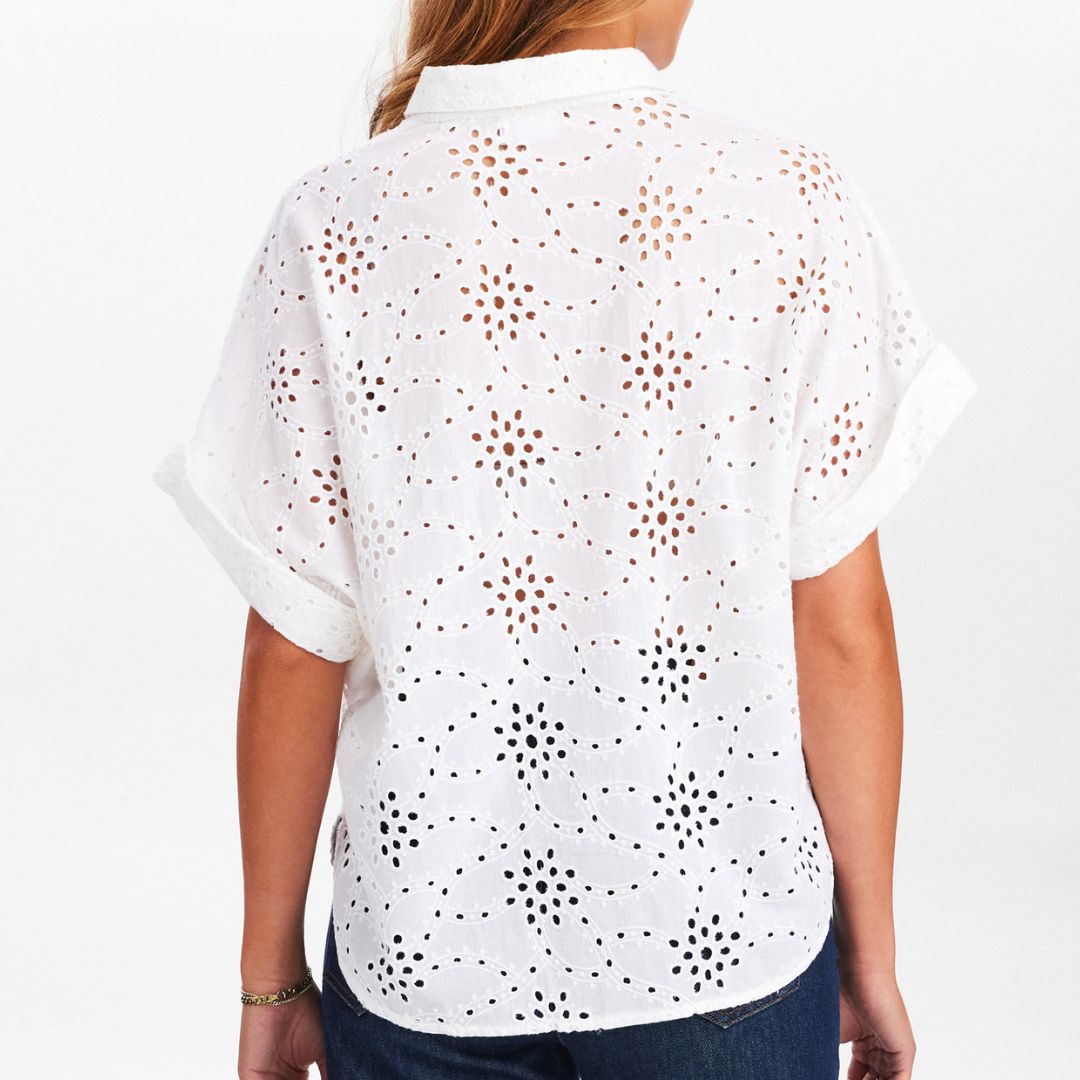 NÜMPH - SKJORTE - KARISSA 705410 - BRIGHT WHITE