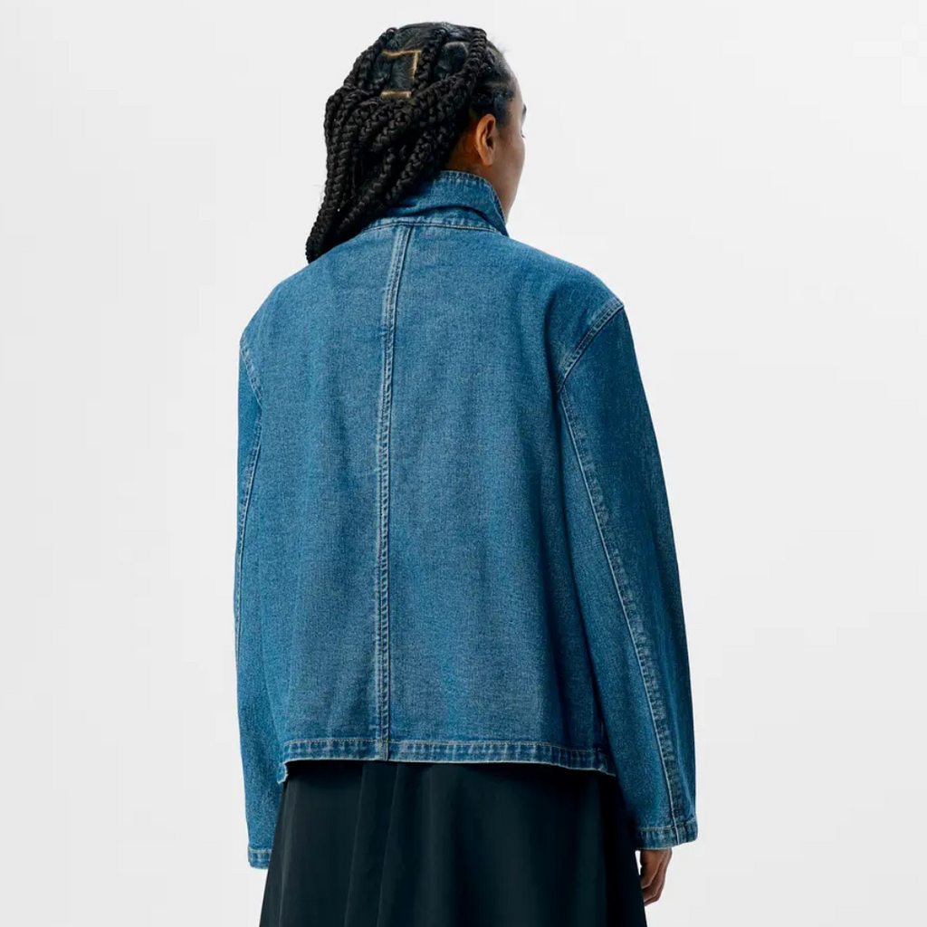 OBJECT - JAKKE - TILLA GRO 23046378 - MEDIUM BLUE DENIM