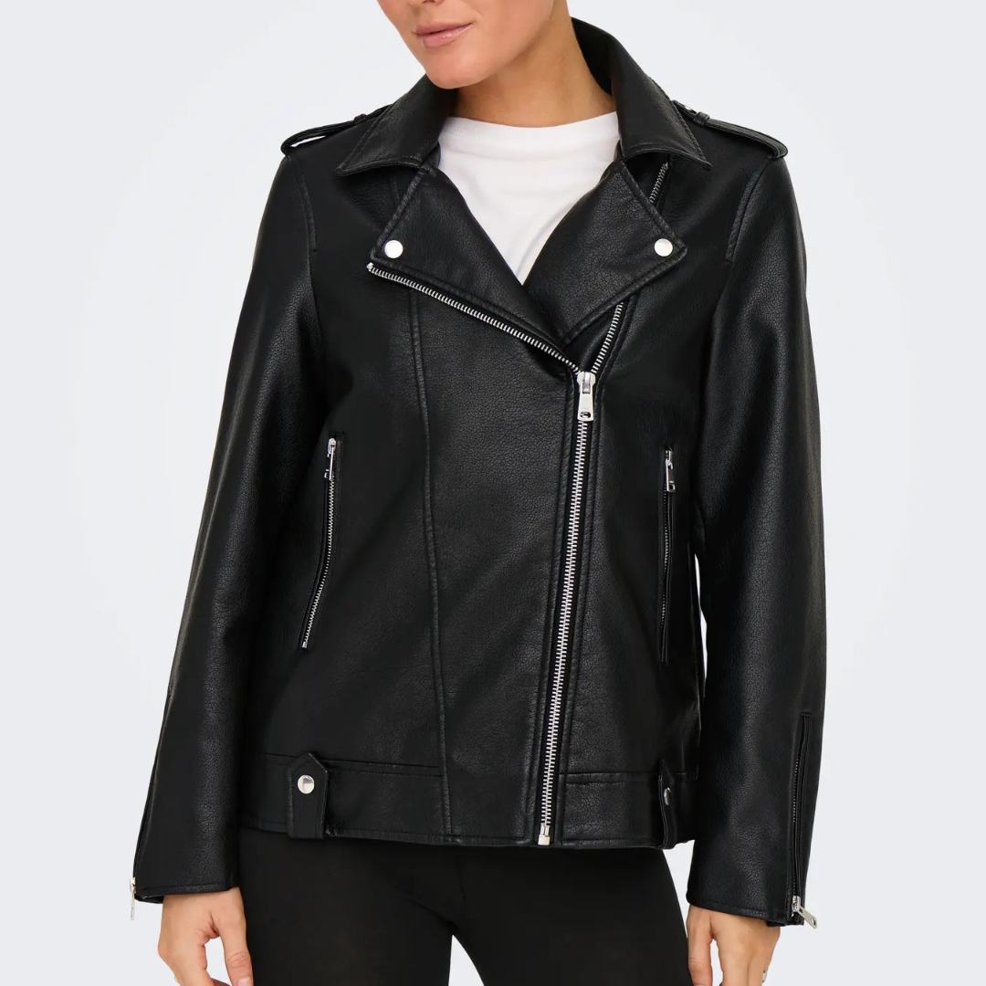 ONLY - BIKERJAKKE - MILLE 15356198 - SORT