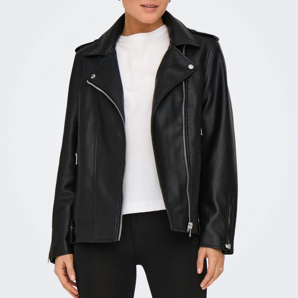 ONLY - BIKERJAKKE - MILLE 15356198 - SORT
