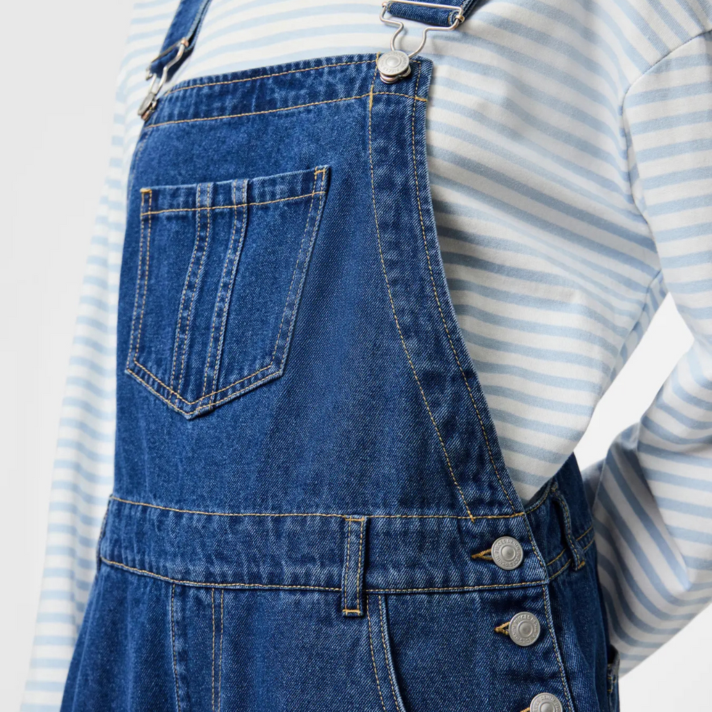 PIECES - DUNGAREE - FENNA 17161134 - DARK BLUE DENIM