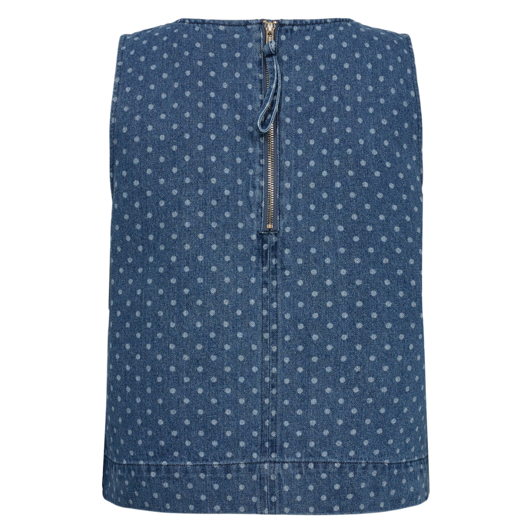 NÜMPH - TOP - HADDIE 705278 - MEDIUM BLUE DENIM