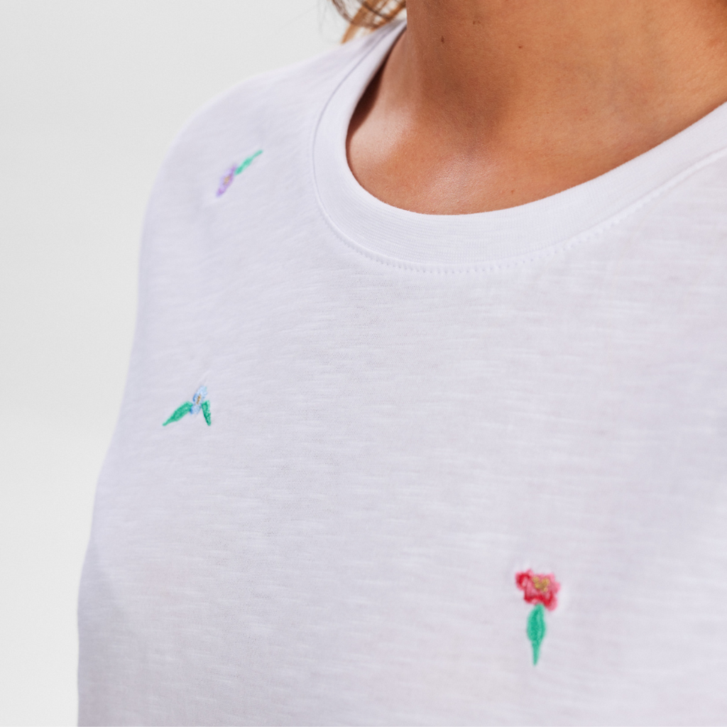 NÜMPH - T-SHIRT - SUIS 705352 - BRIGHT WHITE