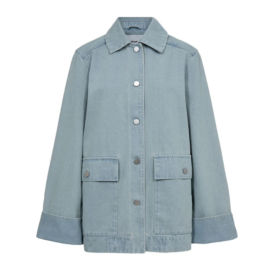 NÜMPH - DENIMJAKKE - LUNEA 705212 - LIGHT BLUE DENIM