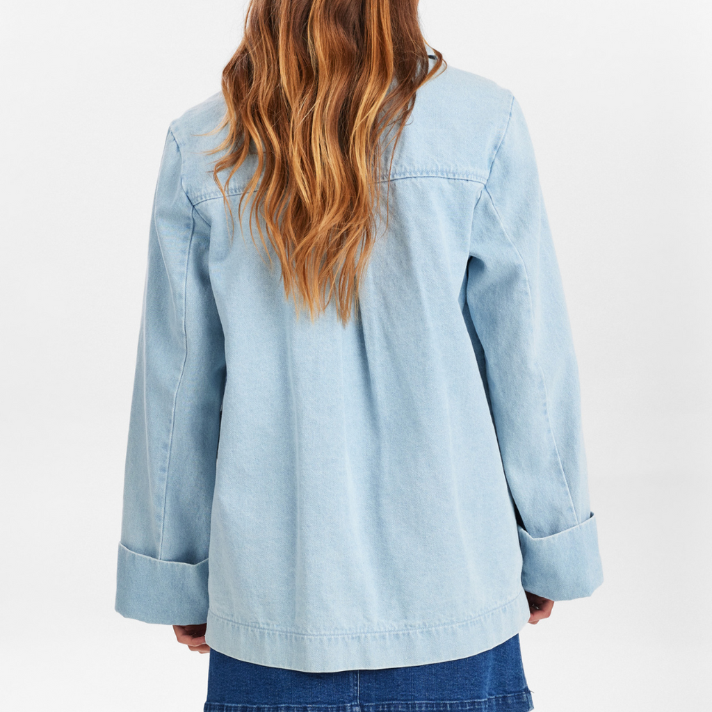 NÜMPH - DENIMJAKKE - LUNEA 705212 - LIGHT BLUE DENIM