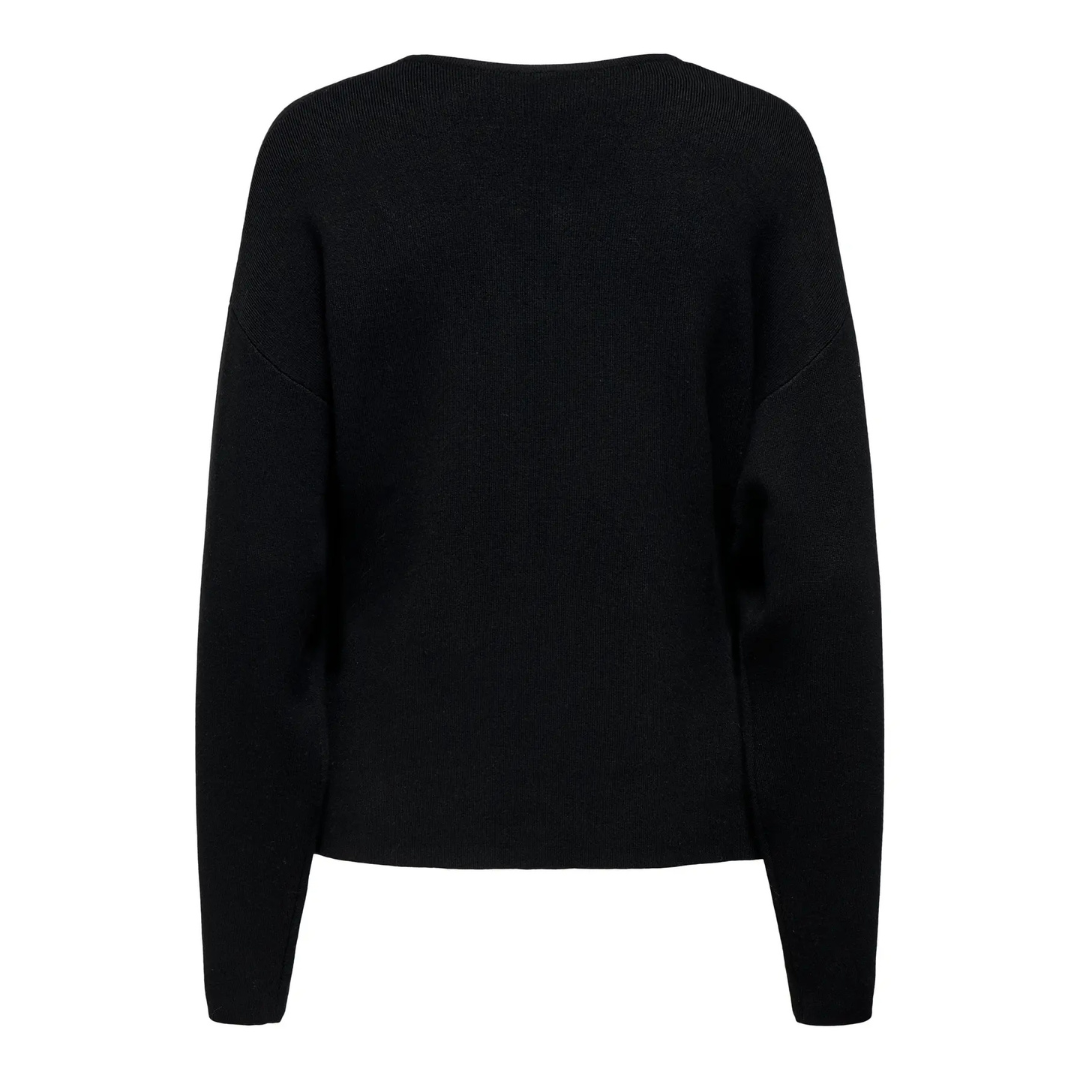 ONLY - CARDIGAN - COPRA ZIPPER 15360091 - SORT