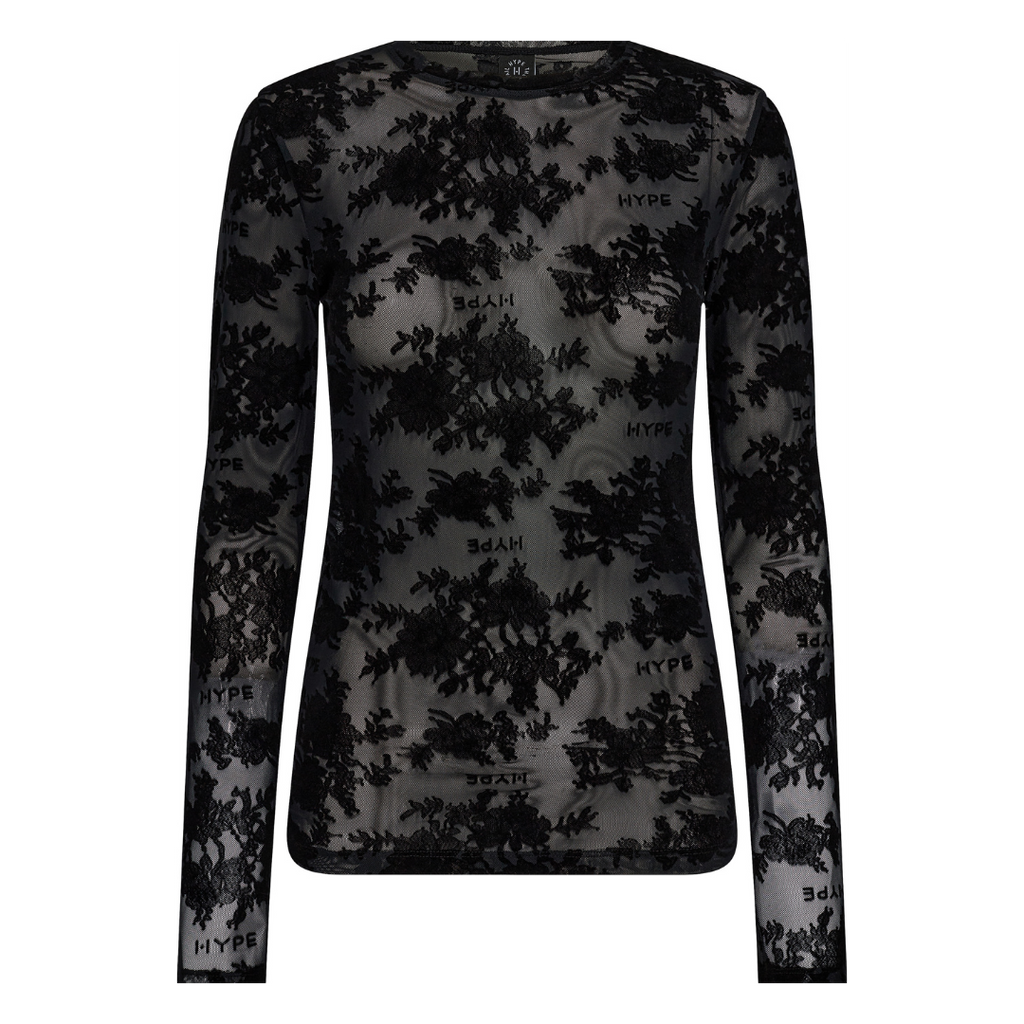 HYPE THE DETAIL - BLUSE - 850-14-9 - SORT BLONDE