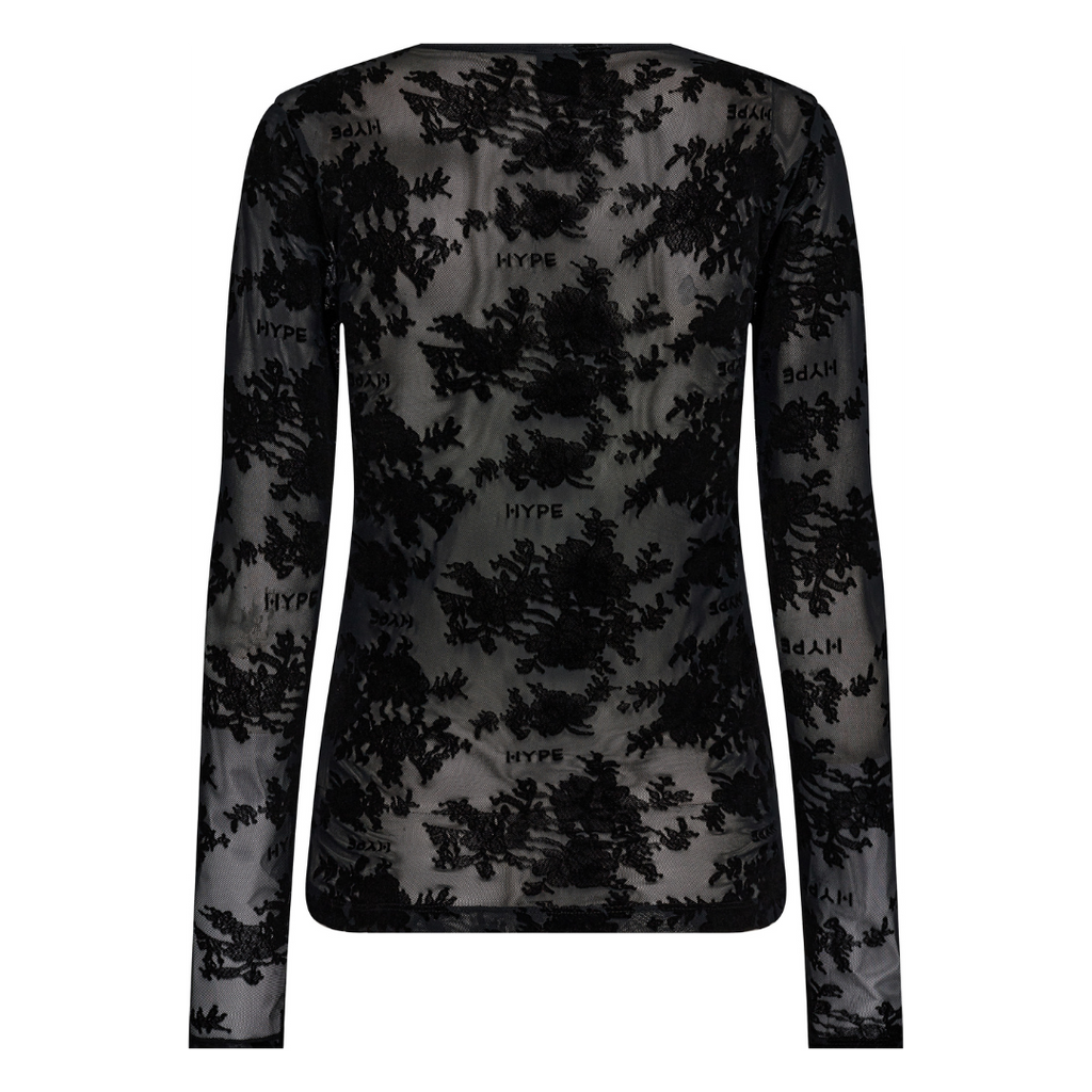 HYPE THE DETAIL - BLUSE - 850-14-9 - SORT BLONDE
