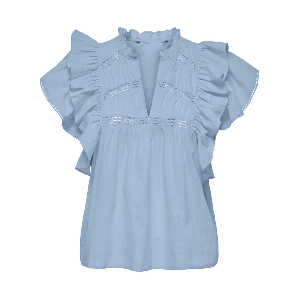ONLY - TOP - SUNNY 15347882 - CASHMERE BLUE