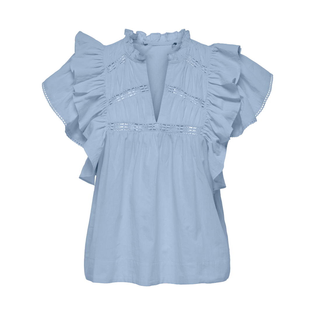 ONLY - TOP - SUNNY 15347882 - CASHMERE BLUE