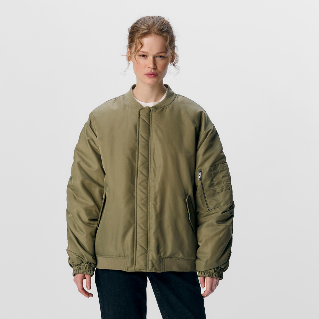 OBJECT - BOMBERJAKKE - MARY 23043258 - TAUPE GRAY