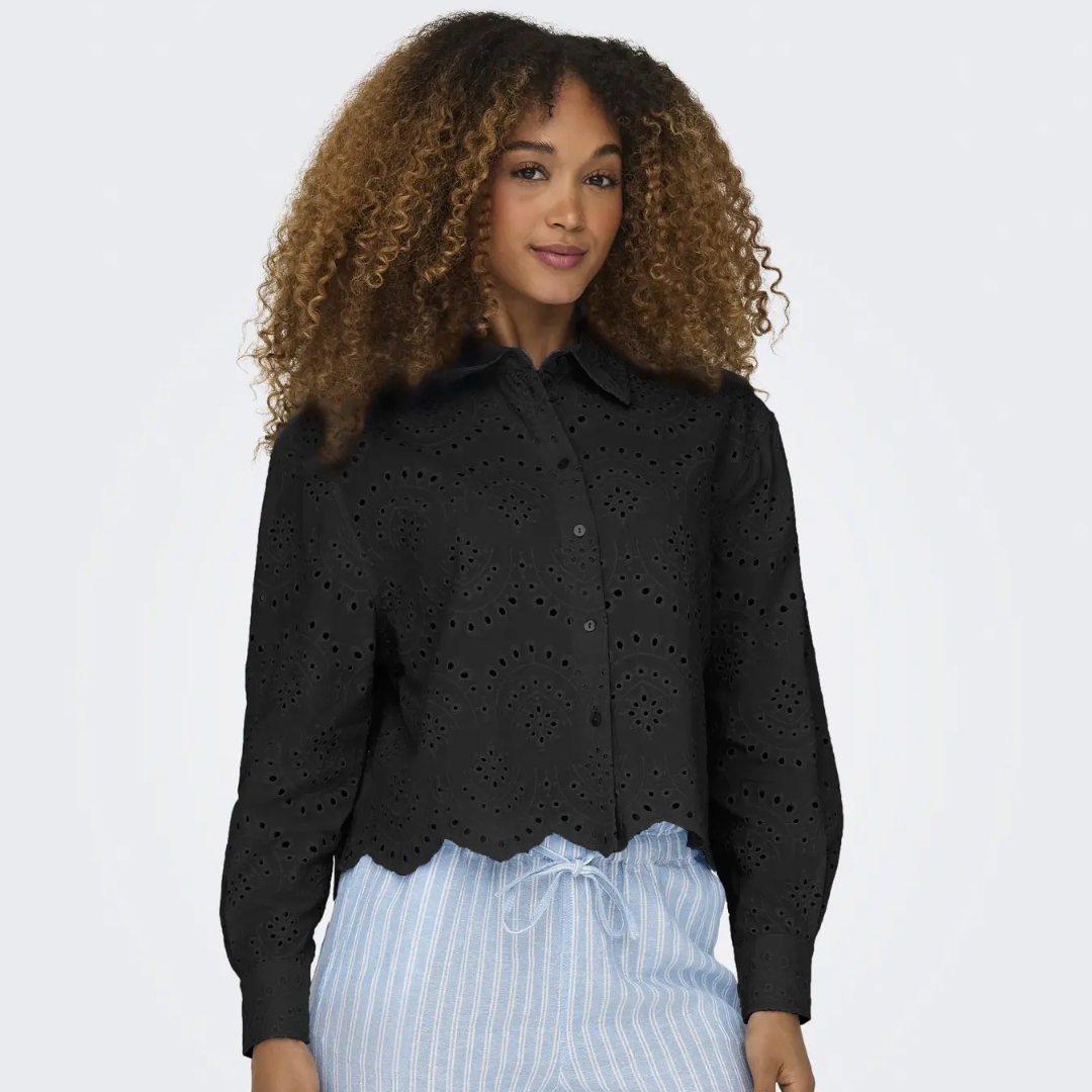 ONLY - SKJORTE - VALAIS 15269568 - SORT