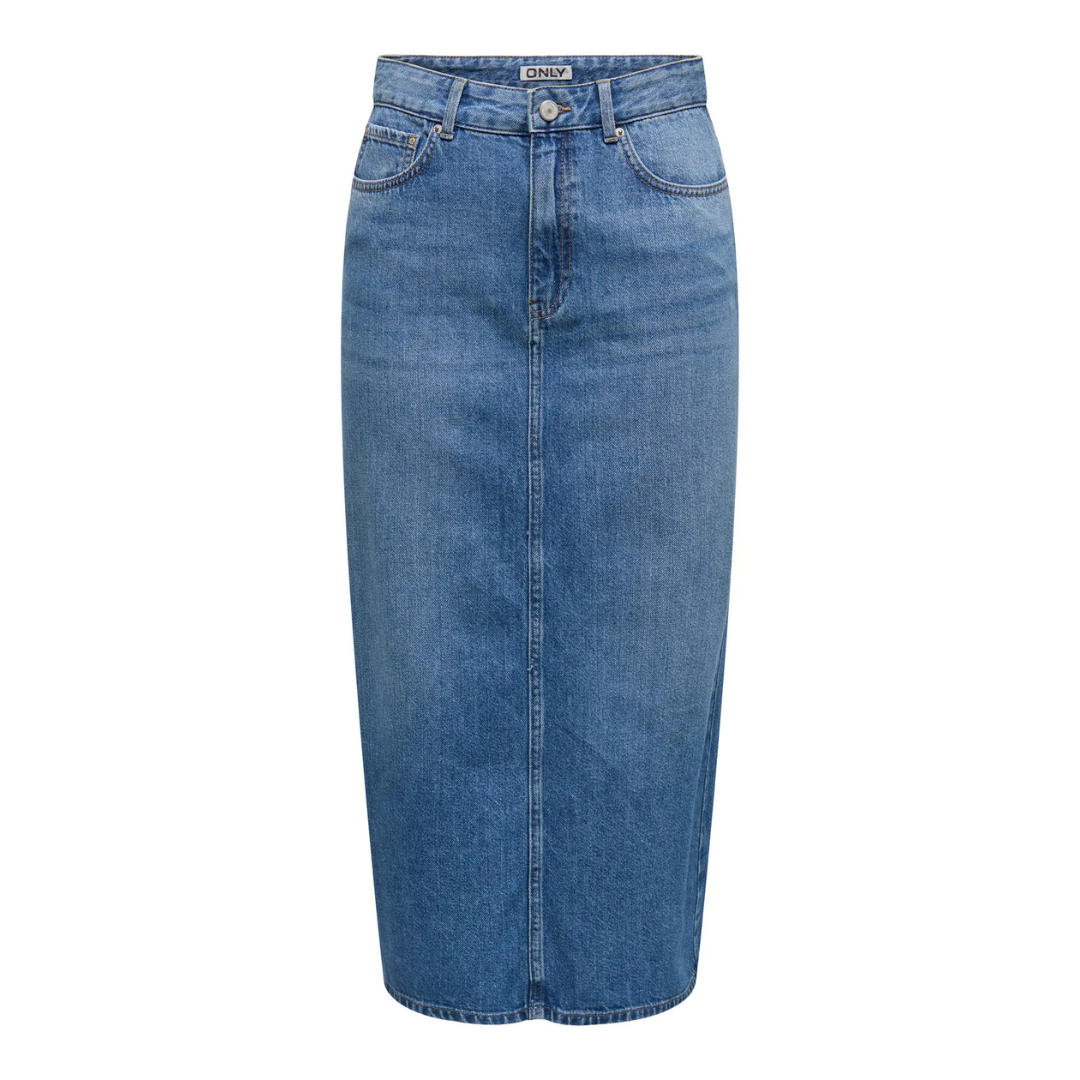ONLY - DENIM NEDERDEL - LUMI 15339976 - MEDIUM BLUE DENIM