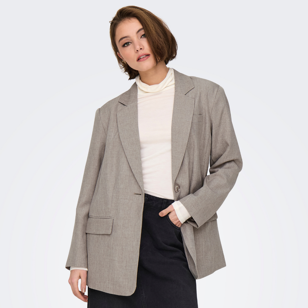 ONLY - BLAZER - LINDA BOYFRIEND 15328158 - FUNGI MELANGE